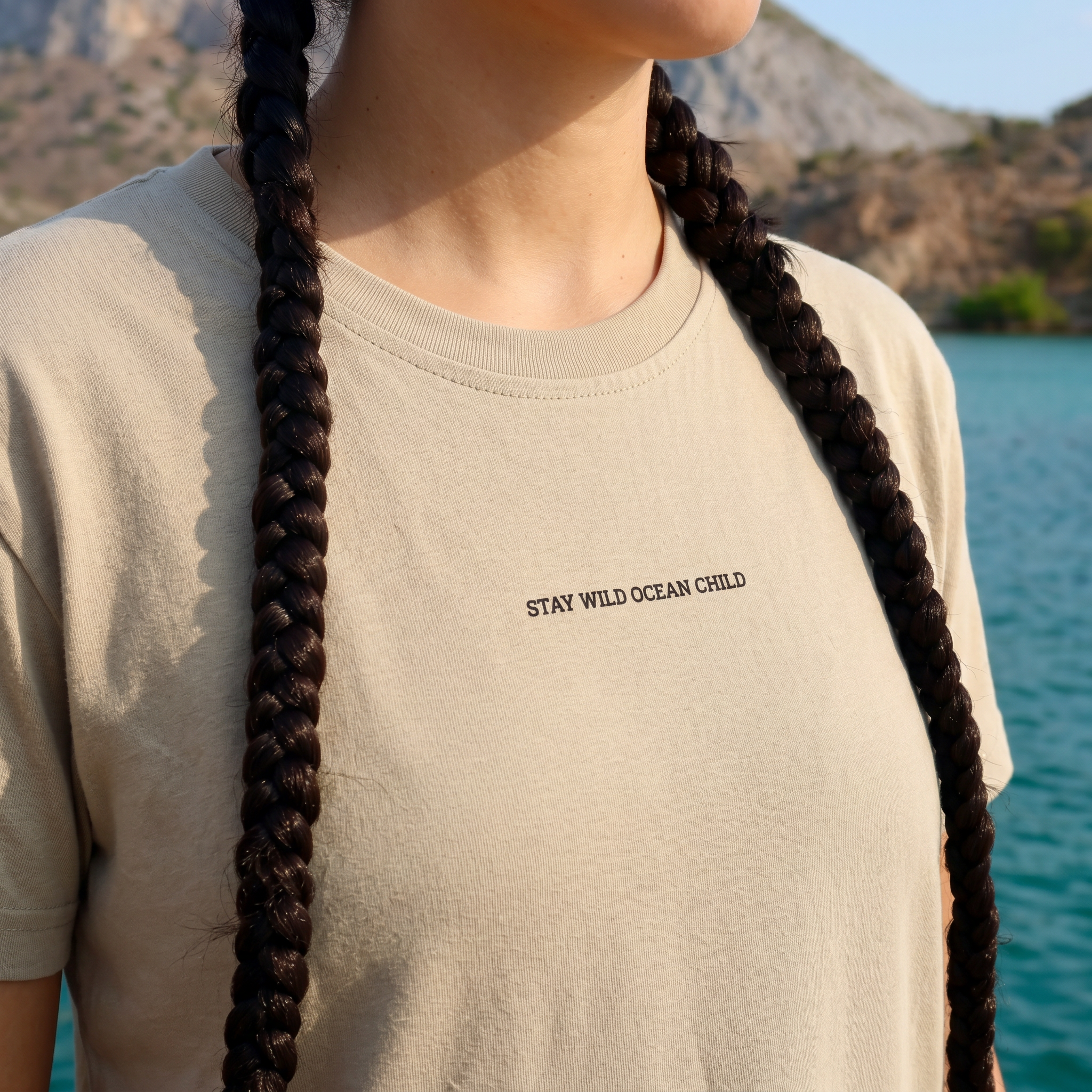 Crop Top   "STAY WILD OCEAN CHILD"